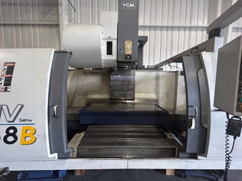 YCM MV-168B CNC Vertical Machining Center - 50 Taper Mill - image 8