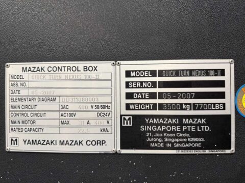 Mazak QTN 100-II CNC Turning Center - Tool Presetter Tailstock Lathe - image 19