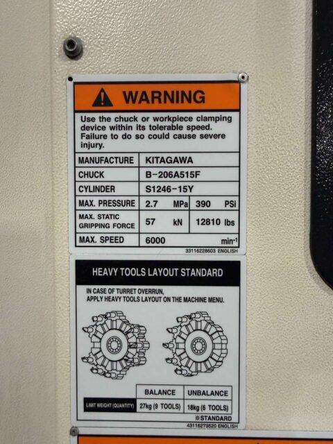 Mazak QTN 100-II CNC Turning Center - Tool Presetter Tailstock Lathe - image 18