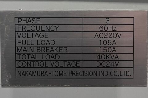 Nakamura Tome SC-300 CNC Turning Center - 10" Chuck Lathe - image 13