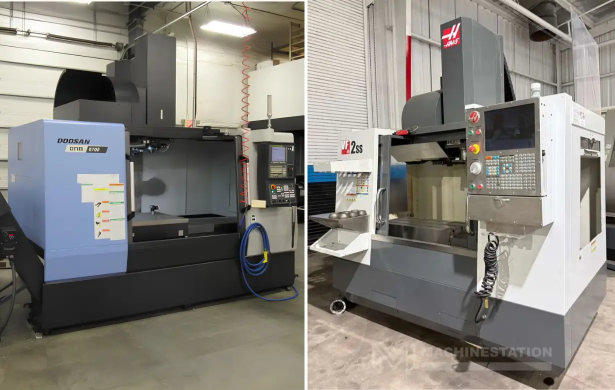 Haas VF-2SS vs Doosan DNM Series - MSI