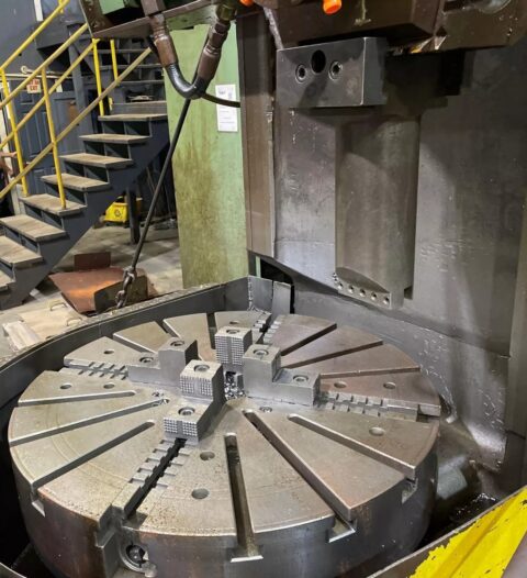 Bullard 36" Dyn-Au-Tape 42" Chuck 72" High Column CNC Vertical Boring Mill - VTL - image 6