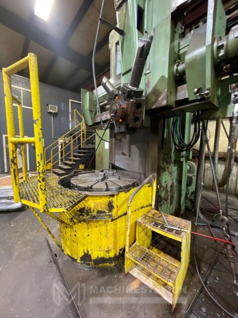 Bullard 36" Dyn-Au-Tape 42" Chuck 72" High Column CNC Vertical Boring Mill - VTL - image 4