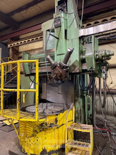 Bullard 36" Dyn-Au-Tape 42" Chuck 72" High Column CNC Vertical Boring Mill - VTL - image 3