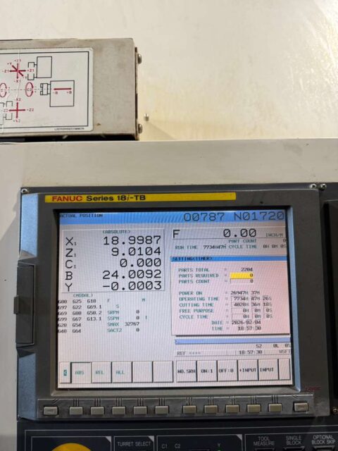 Daewoo Puma TT2500SY Multi Axis CNC Lathe - Y Axis Twin Spindle Twin Turret - image 7
