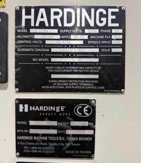 Hardinge Bridgeport GX-1000 CNC Vertical Machining Center - 10,000 RPM Mill - image 21