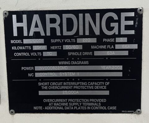 Hardinge VMC 1000II CNC Vertical Machining Center - image 13