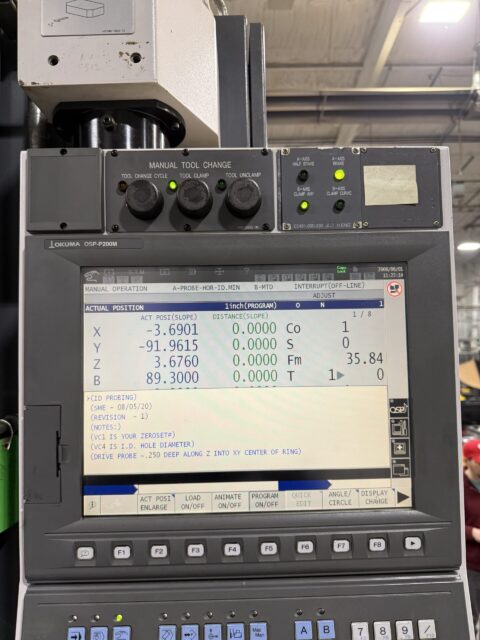 Okuma Millac 800VH 5 Axis CNC Universal Machining Center - Pallet Changer Mill - image 9