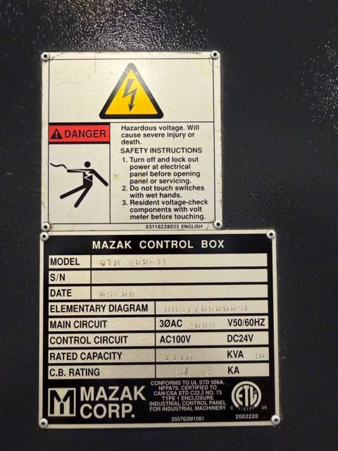 Mazak QTN 200-II CNC Turning Center - 8" Chuck Tool Presetter Tailstock Lathe - image 15