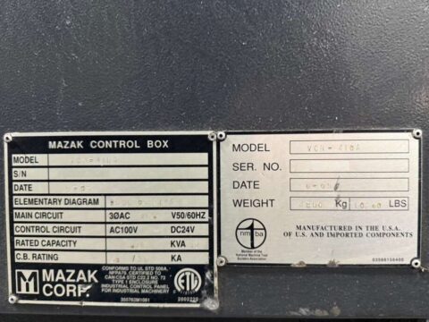 Mazak VCN 410A CNC Vertical Machining Center - Mill - image 27