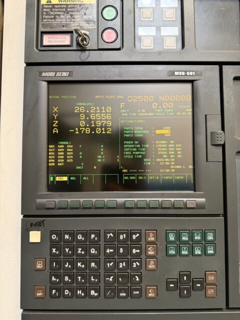 Mori Seiki SV-503/40 CNC Vertical Machining Center - 4th Axis Ready Mill - image 6