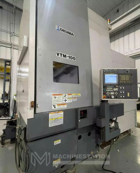Okuma VTM-100 CNC Vertical Turning Center - Live Tool C Axis VTL - image 3