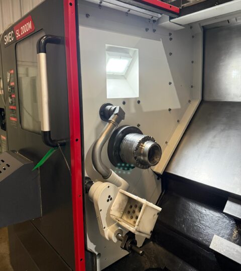 Samsung SMEC SL-2000M CNC Turning Center - 2020 C Axis Live Tool Lathe - image 7