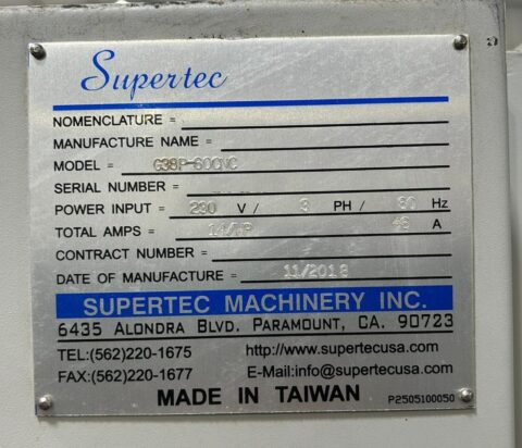 Supertec G38P-60 CNC Cylindrical Grinder - 2018 - image 7