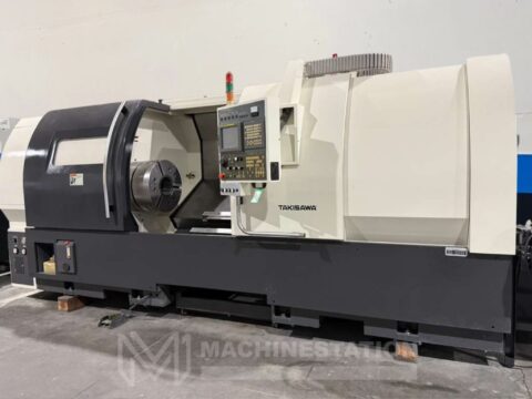 Takisawa EX-122 CNC Turning Center - 21" Chuck, 7.87" Big Bore, Long Bed Lathe - image 4