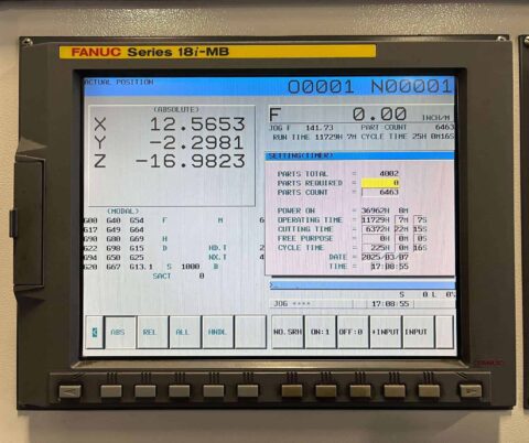 Yama Seiki VMB-1200/50 CNC Vertical Machining Center - 50 Taper Mill - image 6