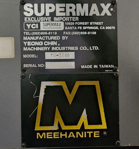 YCM TV-158B CNC Vertical Machining Center - 50 Taper 10000 RPM Mill - image 8