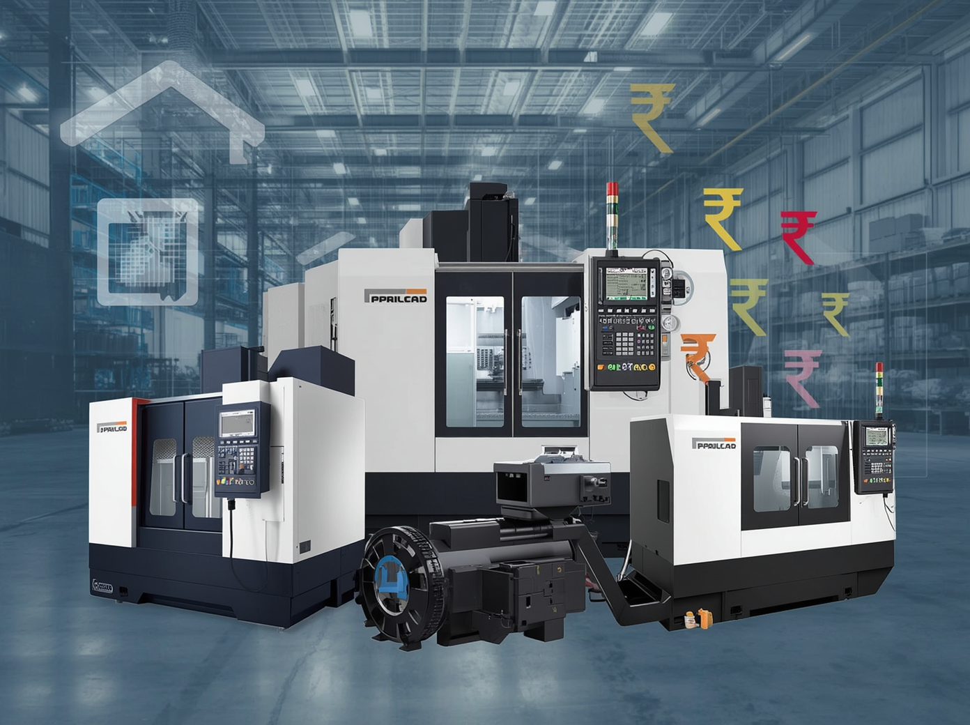 Used CNC machines in India with pricing and investment concept