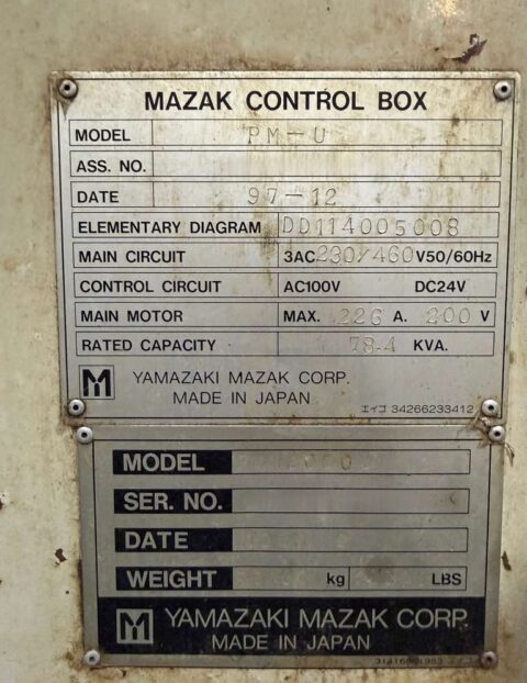Mazak Powermaster PM-2000U CNC Turning Center - 254 mm Big Bore Spindle - image 33