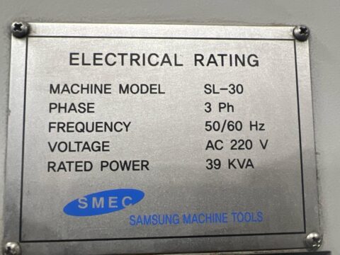 Samsung (SMEC) SL300C/1000 CNC Turning Center - image 4
