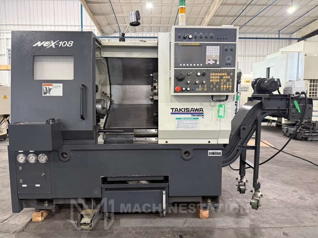 Takisawa NEX-108 CNC Turning Center - 8" Chuck