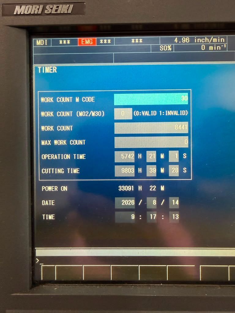 Mori Seiki NV4000 DCG CNC Vertical Machining Center - Pallet Changer Mill 5