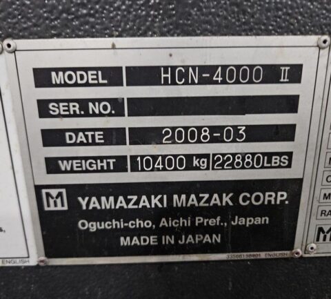 MAZAK-HCN-4000-II204-1