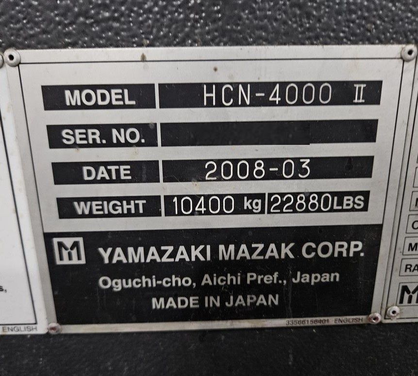 MAZAK-HCN-4000-II204-1