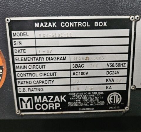MAZAK-VNC-510C-II205-1