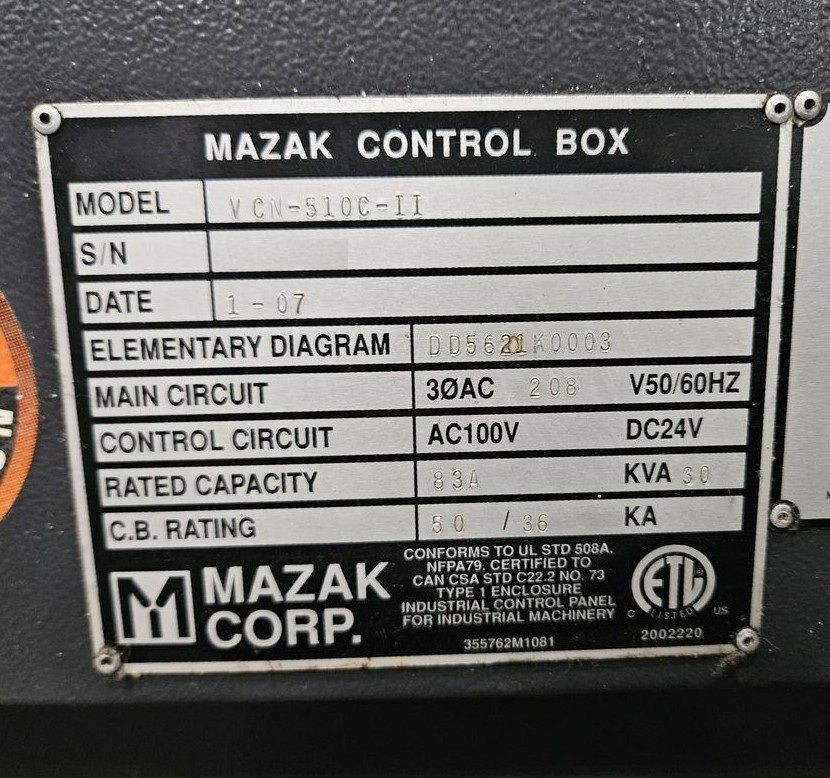 MAZAK-VNC-510C-II205-1