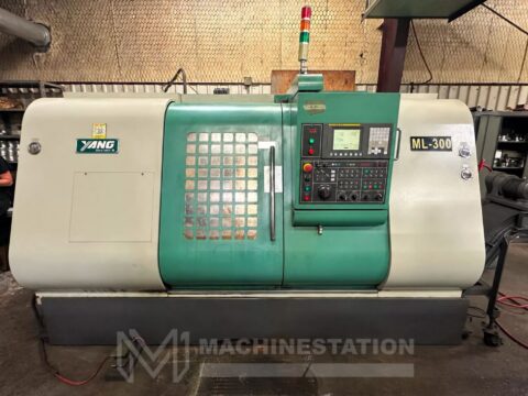 Used YANG ML-300 CNC Turning Center front view – SKU 50137