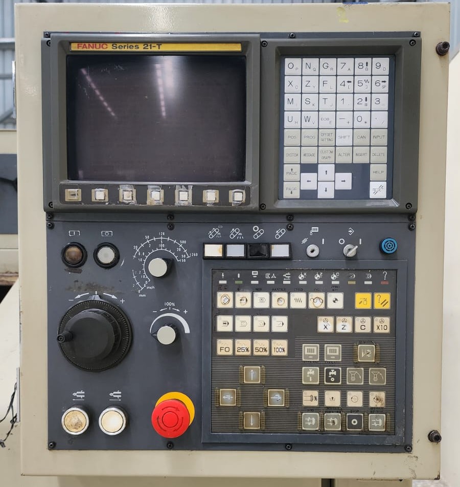 Used Takisawa TC-30 CNC Turning Center Fanuc 21T CNC control – SKU 50122