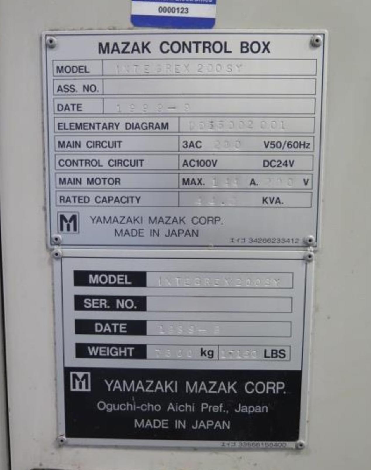 MAZAK INTEGREX 200 SY 21