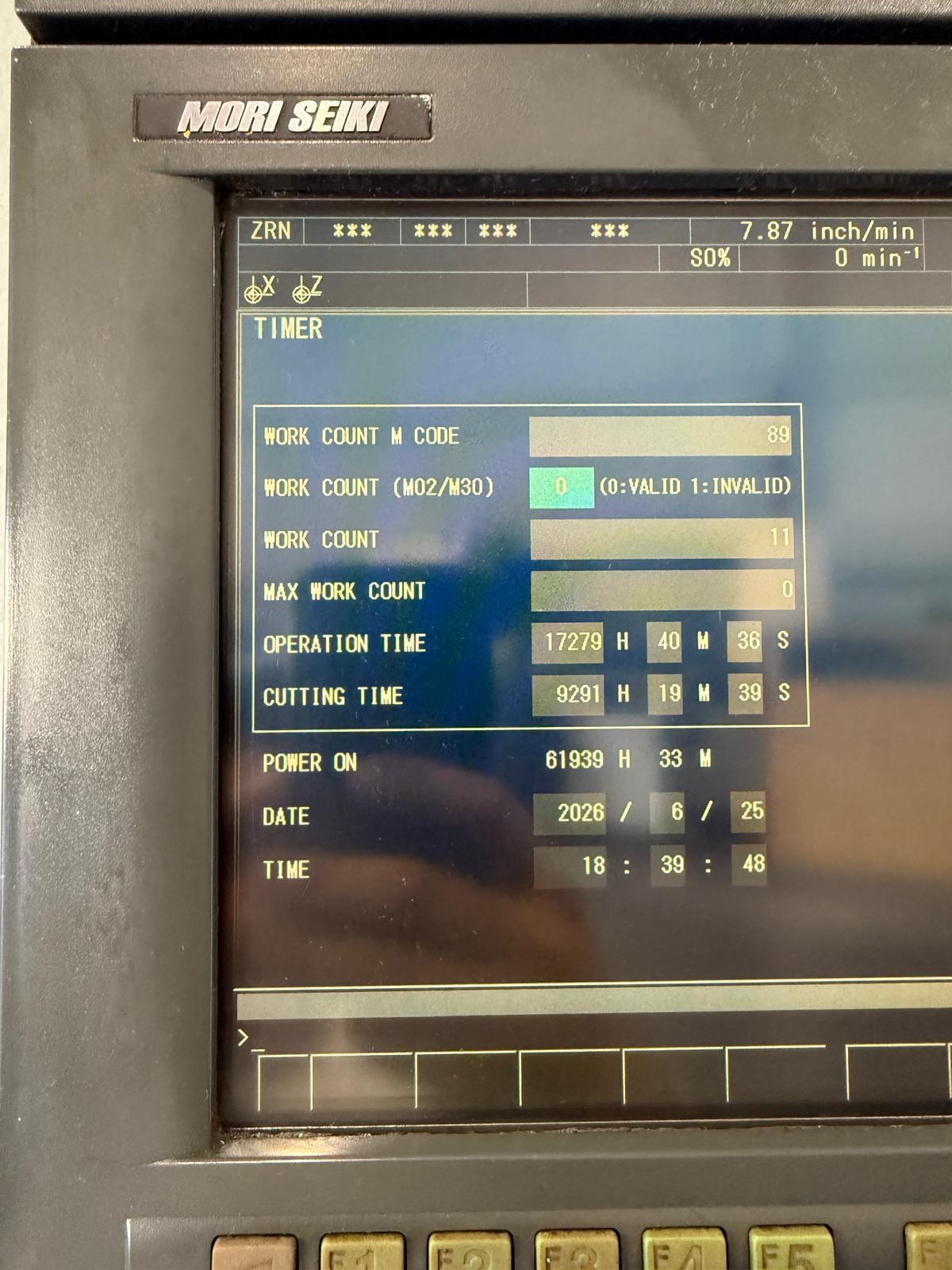 Mori Seiki SL-403B/800 CNC Turning Center - 18" Chuck Big Bore Lathe 9