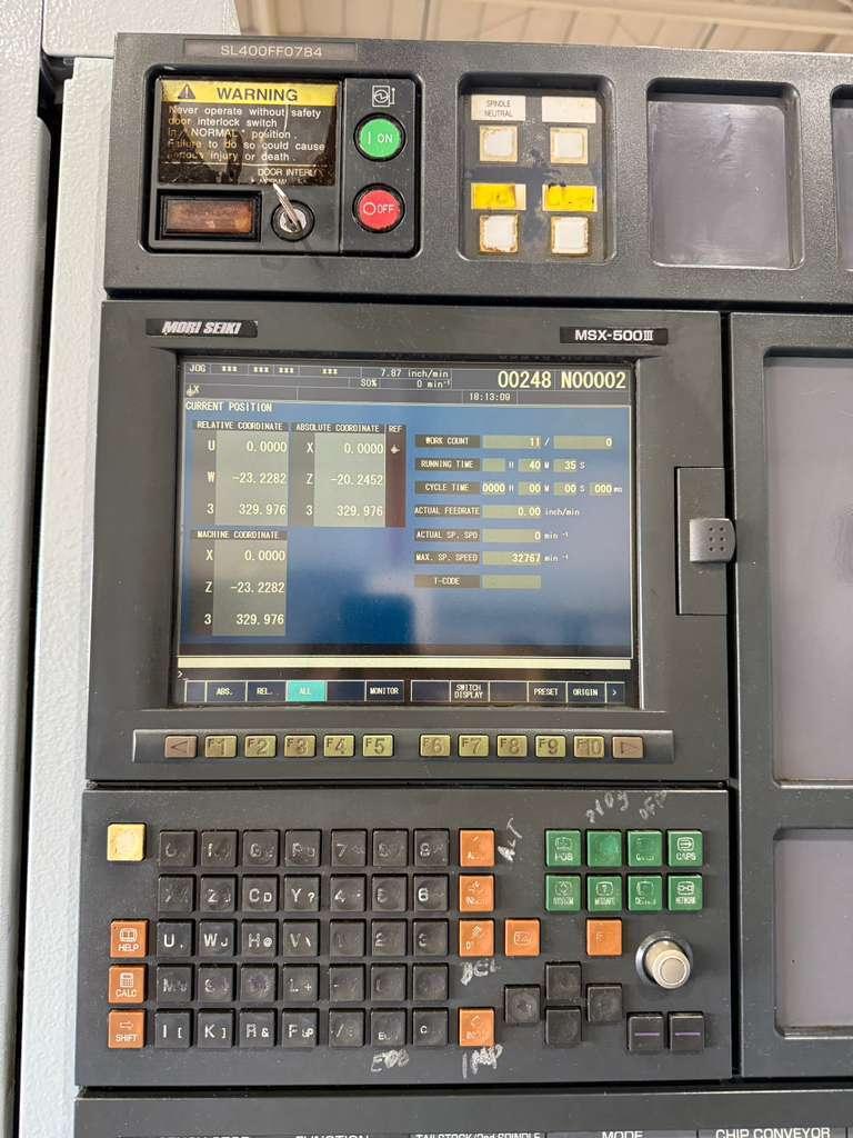 Mori Seiki SL-403B/800 CNC Turning Center - 18" Chuck Big Bore Lathe 7